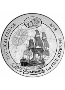 Ruanda 2018 Endeavour Nautical Serie 1 oz Silber