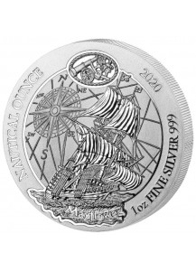 Ruanda 2020 MAYFLOWER  Nautical Ounce Serie 1 oz Silber