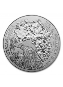 Ruanda 2021 OKAPI  1 oz Silber