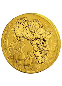 Ruanda 2023 NILKROKODIL 1 oz Gold