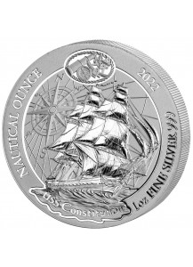 Ruanda 2022 USS CONSTITUTION  Nautical Ounce Serie 1 oz Silber