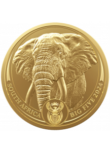 Südafrika 2024  BIG FIVE - ELEFANT Gold 1 oz Bullionmünze