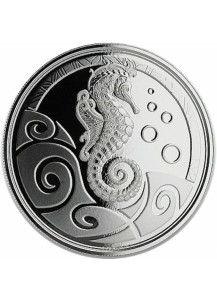 Samoa 2019  Seepferdchen - Seahorse  Silber 1 oz