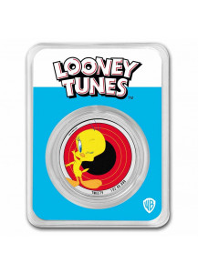 Samoa 2023 TWEETY  Looney Tunes Silber 1 oz  BLISTER FARBE