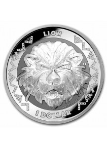 Sierra Leone 2022  Big Five - Löwe Silber 1 oz