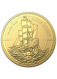 Salomon Inseln 2021  Anne Bonny Gold 1 oz