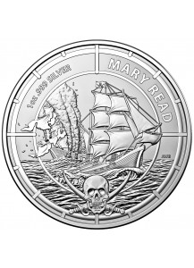 Salomon Inseln 2022  Mary Read - Pirate Queens Silber 1 oz