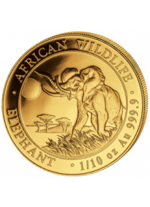 Somalia 2016   Elefant  Gold 1/10 oz