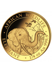 Somalia 2018   Elefant  Gold 1/4 oz