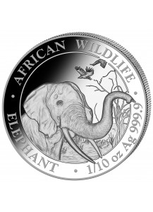 Somalia 2018   Elefant 10 oz Silber