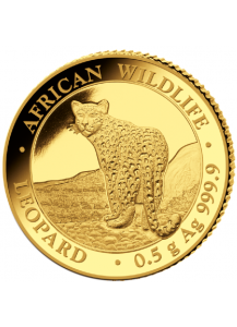 Somalia  2018  Leopard   Gold 0,5 g