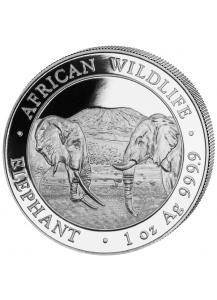 Somalia 2020  Elefant 1 oz Silber