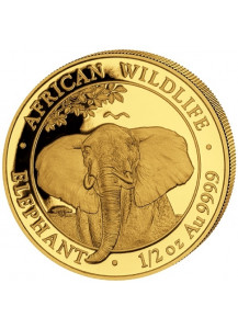 Somalia 2021   Elefant  Gold 1/2 oz