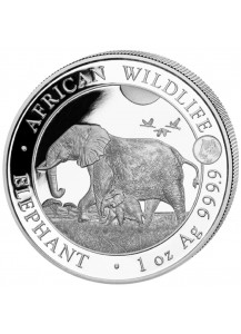 Somalia 2022 Elefant   Privy Tiger  1 oz Silber