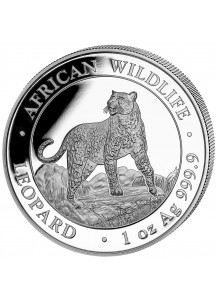 Somalia 2022  Leopard 1 oz Silber