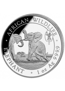 Somalia 2024  Elefant WMF Privy SIEGESSÄULE    Auflage 1000 Stück 1 oz Silber