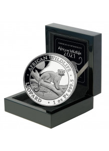 Somalia 2021  LEOPARD  Platin 1 oz  Auflage 30 Stück 