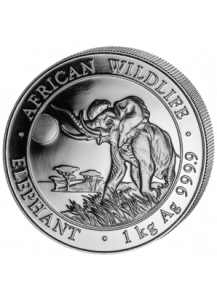 Elefant 2016 Somalia 1 Kilo Silber