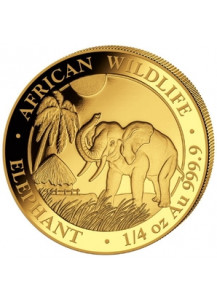 Somalia 2017   Elefant  Gold 1/4 oz