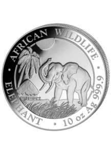 Somalia 2017   Elefant 10 oz Silber