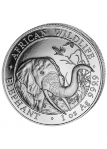 Somalia 2018   Elefant 1 oz Silber