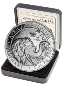 Somalia 2018   Elefant Privy Mark WMF Berlin 1 oz Silber