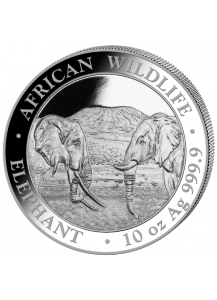 Somalia 2020  Elefant 10 oz Silber