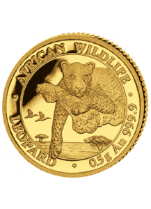 Somalia  2020 Leopard   Gold 0,5 g