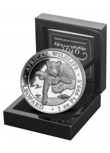 Somalia 2020  LEOPARD  Platin 1 oz  Auflage 30 Stück 