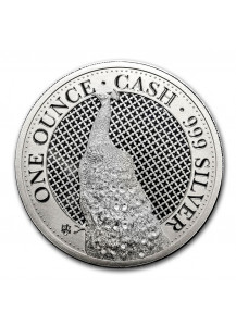 St. Helena 2020  Pfau - Peacock Serie Cash India Wildlife Silber 1 oz