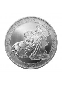 St. Helena 2020 Una & The Lion  Silber 1 oz