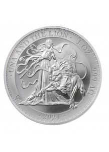 St. Helena 2021 Una & The Lion  Silber 1 oz