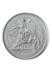 St. Helena 2021 Una & The Lion  Silber 2 oz