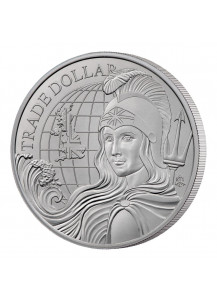 St. Helena 2022 Modern British Trade Dollar Silber 1 oz