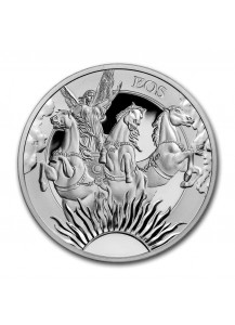 St. Helena 2023 Goddesses EOS and horses Silber 1 oz