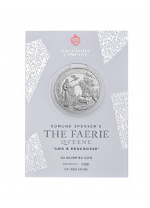 St. Helena 2023  The Faerie Queene Una and Redcrosse Silber 1 oz  COINCARD