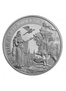 St. Helena 2023  The Faerie Queene Una and Redcrosse Silber 1 oz