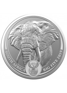 Südafrika 2019  BIG FIVE - ELEFANT Silber 1 oz