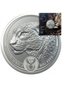 Südafrika 2020  BIG FIVE - LEOPARD  Silber 1 oz