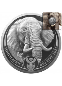 Südafrika 2021  BIG FIVE - ELEFANT Silber 1 oz