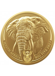 Südafrika 2023  BIG FIVE - ELEFANT Gold 1 oz Bullionmünze