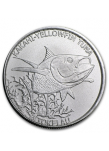 Tokelau 2014 Thunfisch - Kakahi-Yellow Tuna 1/2 oz Silber