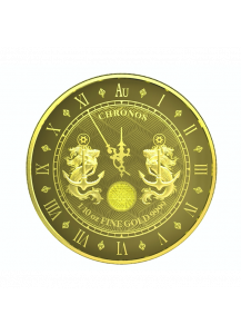 Tokelau 2021 Chronos 5 vor 12 Uhr Gold 1/10 oz prooflike