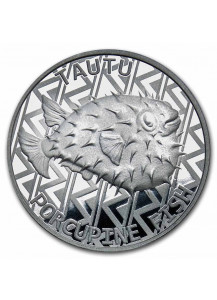 Tokelau 2021 Porcupine - Igelfisch Silber 1 oz