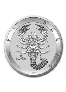 Tokelau 2021 Zodiac - Sternzeichen Skorpion - Scorpio Silber 1 oz  silver