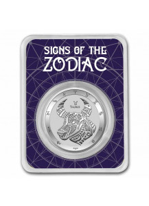 Tokelau 2021 Zodiac - Sternzeichen Stier - Taurus Silber 1 oz  BLISTER