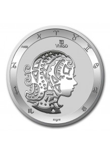 Tokelau 2021 Zodiac - Sternzeichen Virgo - Jungfrau Silber 1 oz