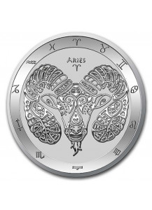 Tokelau 2021 Zodiac - Sternzeichen Widder - Aries Silber 1 oz