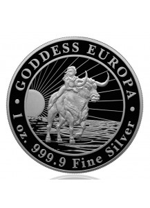 Tokelau 2022  GODDESS EUROPA  Silber 1 oz 