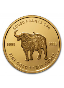 Tschad 2020 Mandala Buffalo - Büffel Gold 1 oz